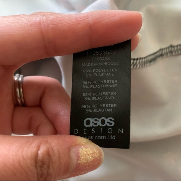 ASOS DESIGN long sleeve flippy mini dress with ruched bust in red floral print - Picture 7 of 8